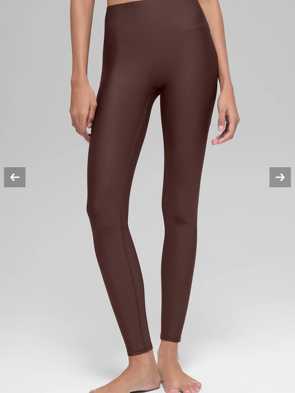 ALO Yoga Airlift Brownstone (Limited Edition Color) High-Waist Sleek Leggings
